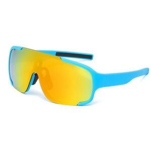 Sport Sunglasses Mirrored‎ Lens Shield Sunglasses Cycling Running Glasses Lentes